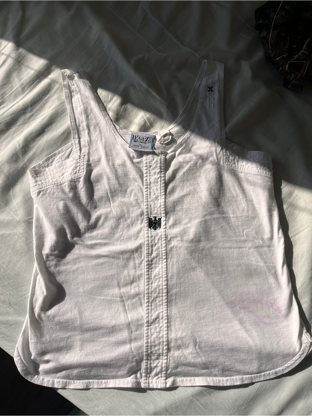 IXSPI white tank top size M